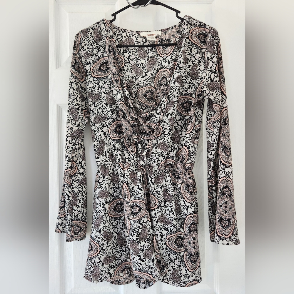 Long sleeve Romper- small